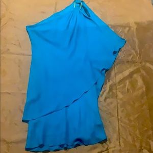 Blue short dress